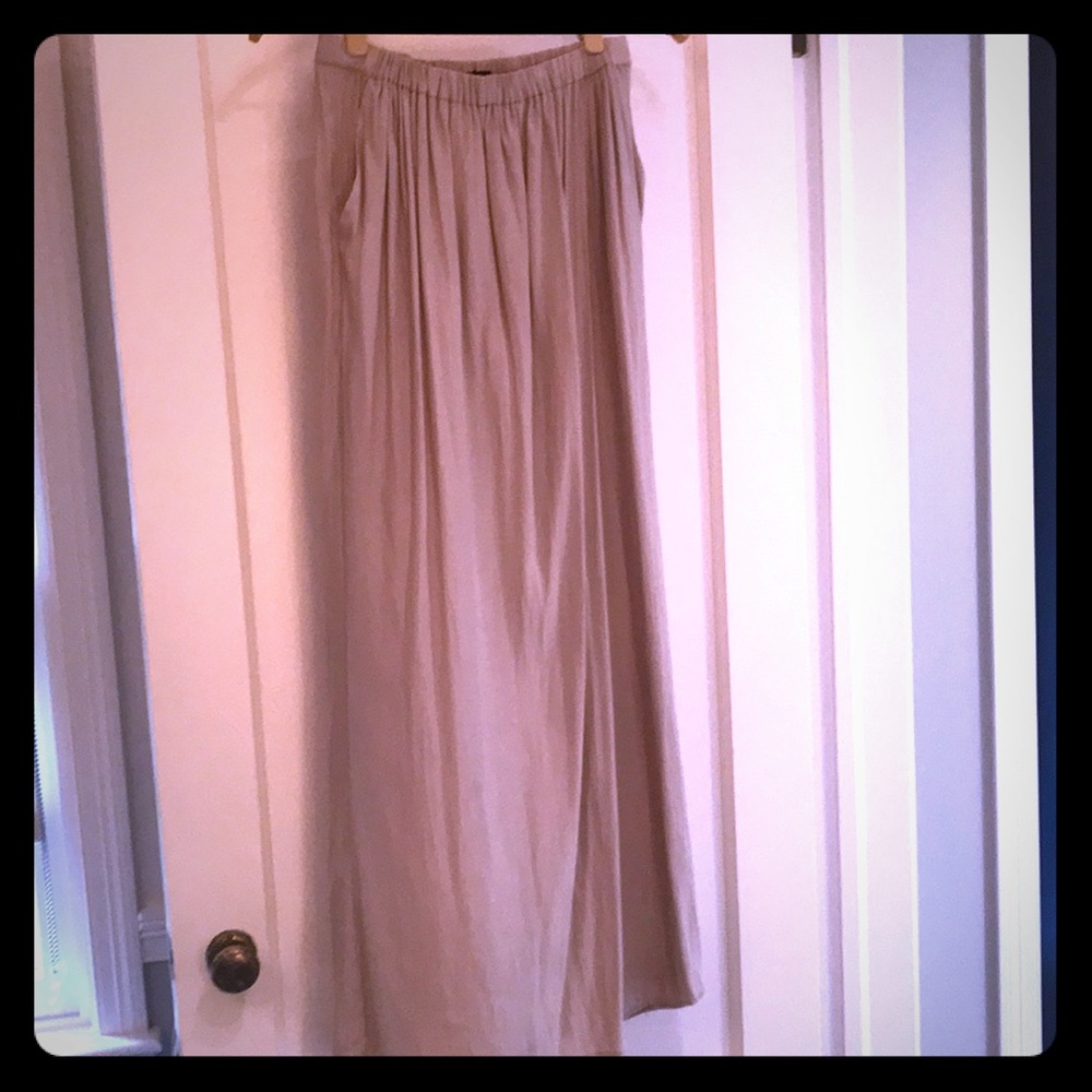Zara Maxi Wide Leg Pants